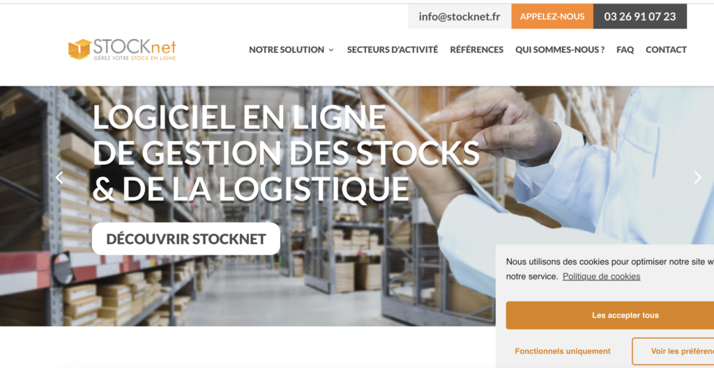 Stocknet- logiciel de gestion de stock