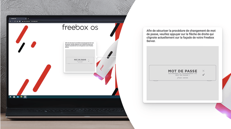 Interface :Mafreebox freebox fr se connecter